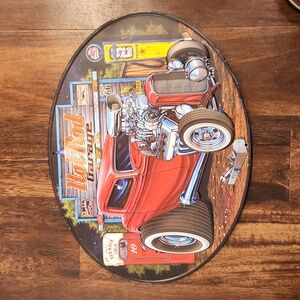 Hot Rod garage metal sign